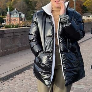 alice + olivia reversible Black Puffer Jacket